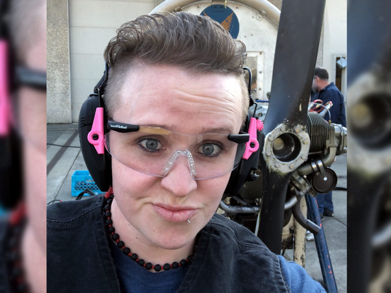 “Take the leap!”: One Woman’s Journey to Becoming an Aircraft Mechanic