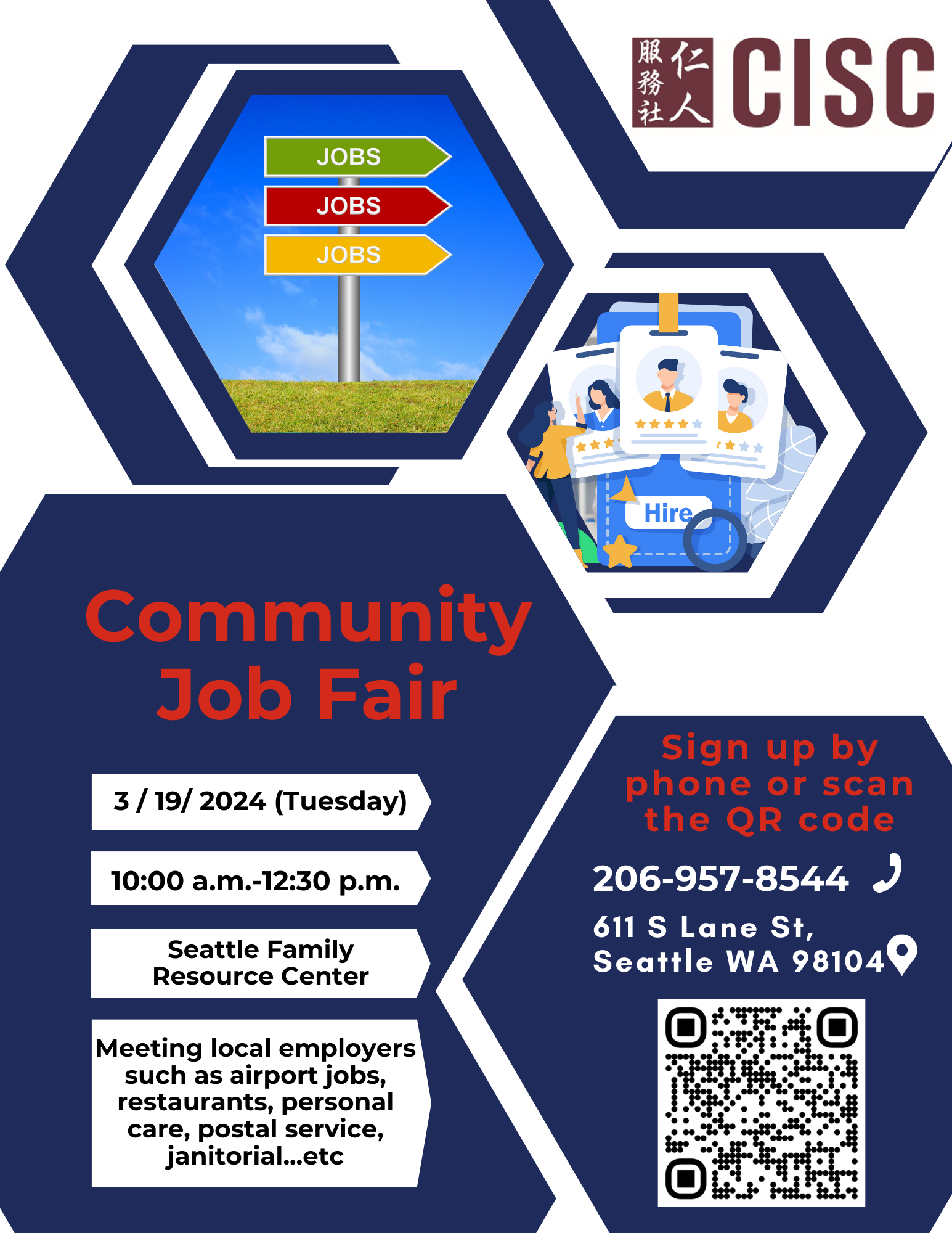 Job Fair Flyer Seattle