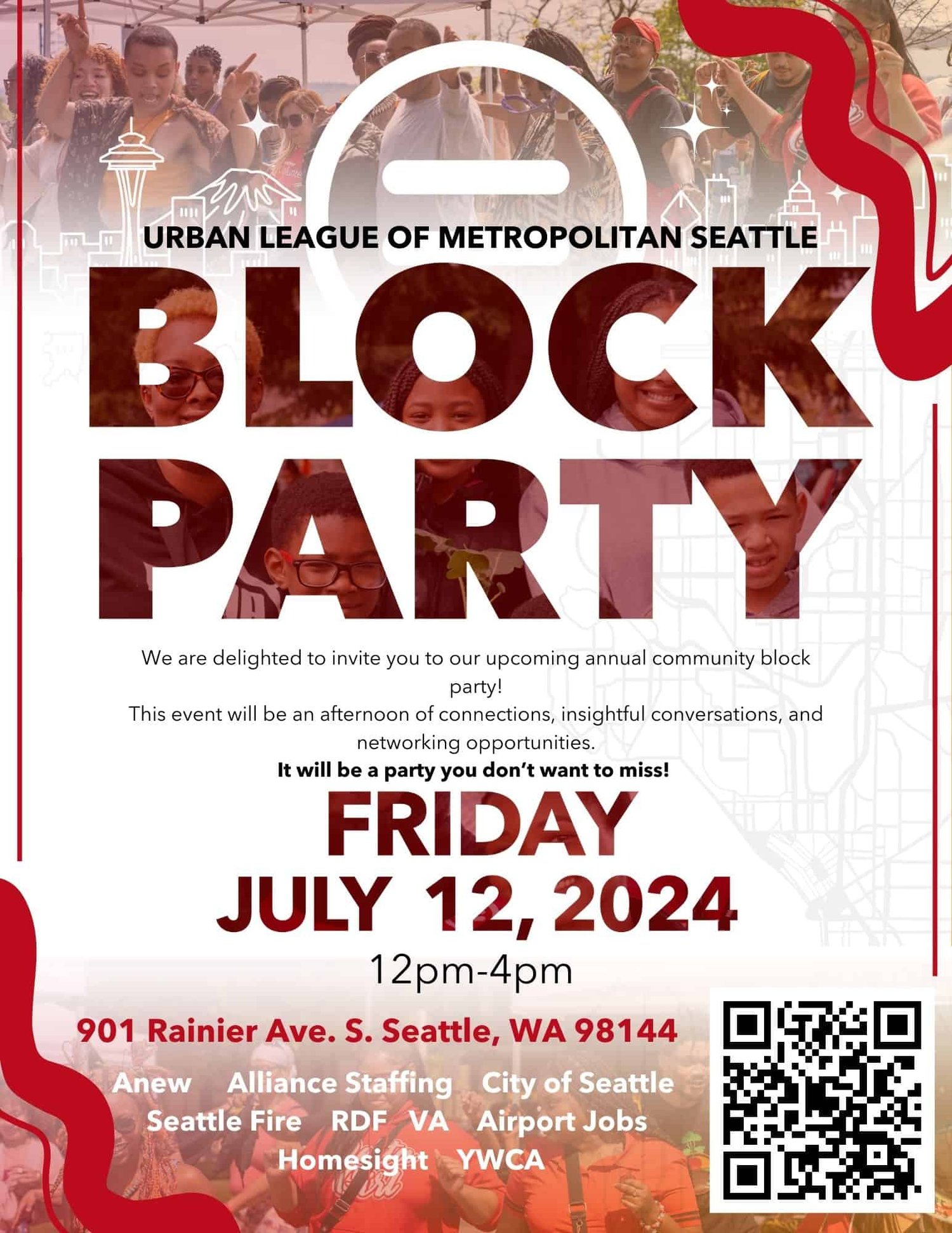 Urban League Block Party & Resource Fair Flyer 2024
