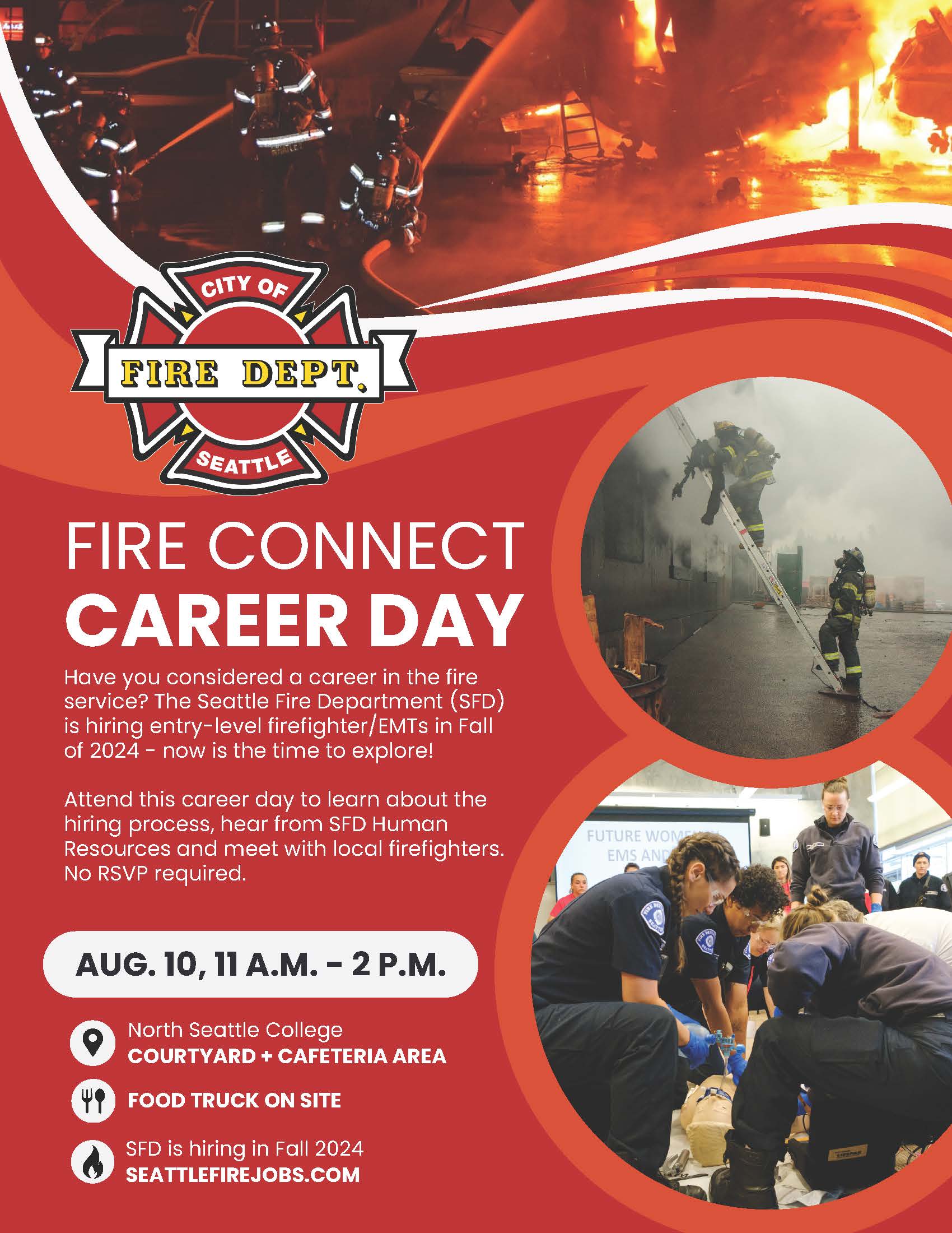 Fire Career Day North Seattle College 2024