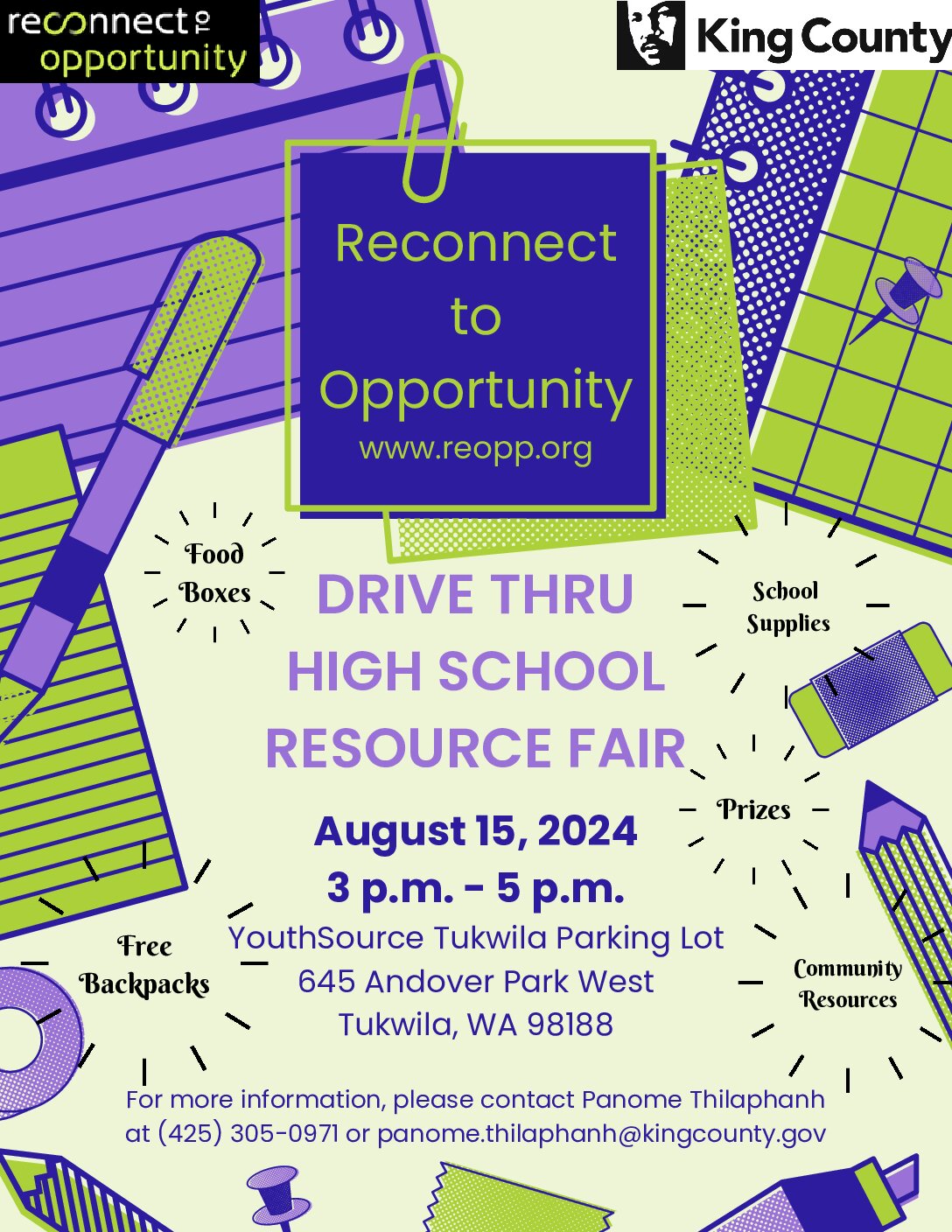 ReOpp Back to School Resource Fair