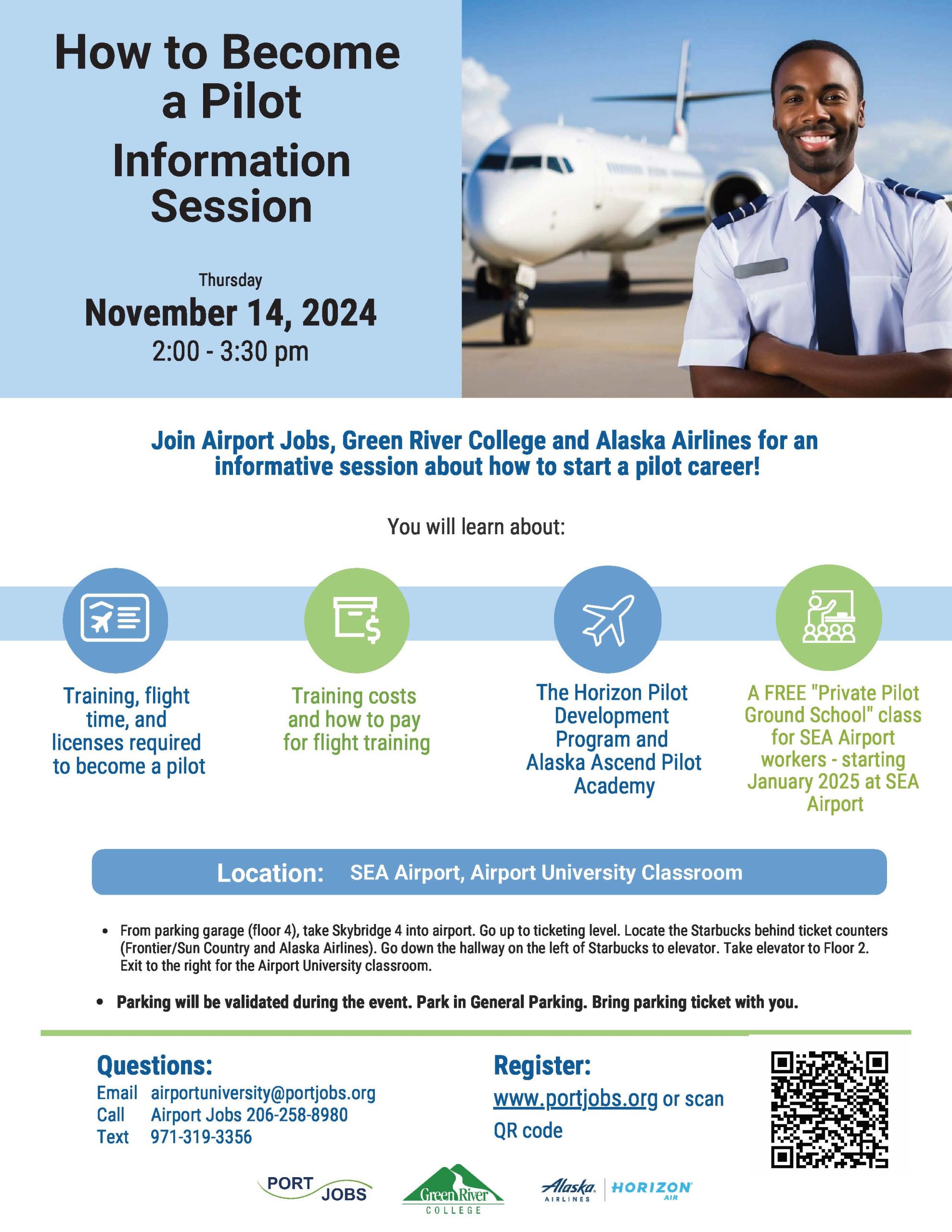 Pilot Info Sesession 11/14/2024 SEA Airport Flyer