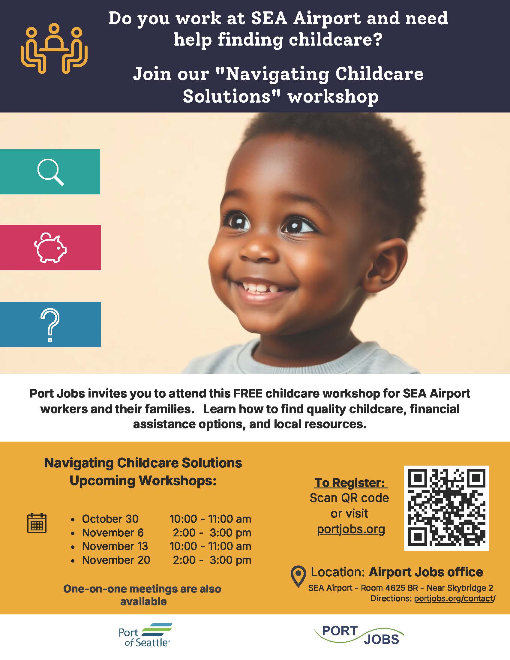Childcare Navigation SEA Airport Employee Flyer Nov 2025