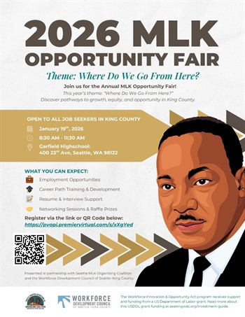 MLK Job Fair Garfield HS Jan 2026 Flyer